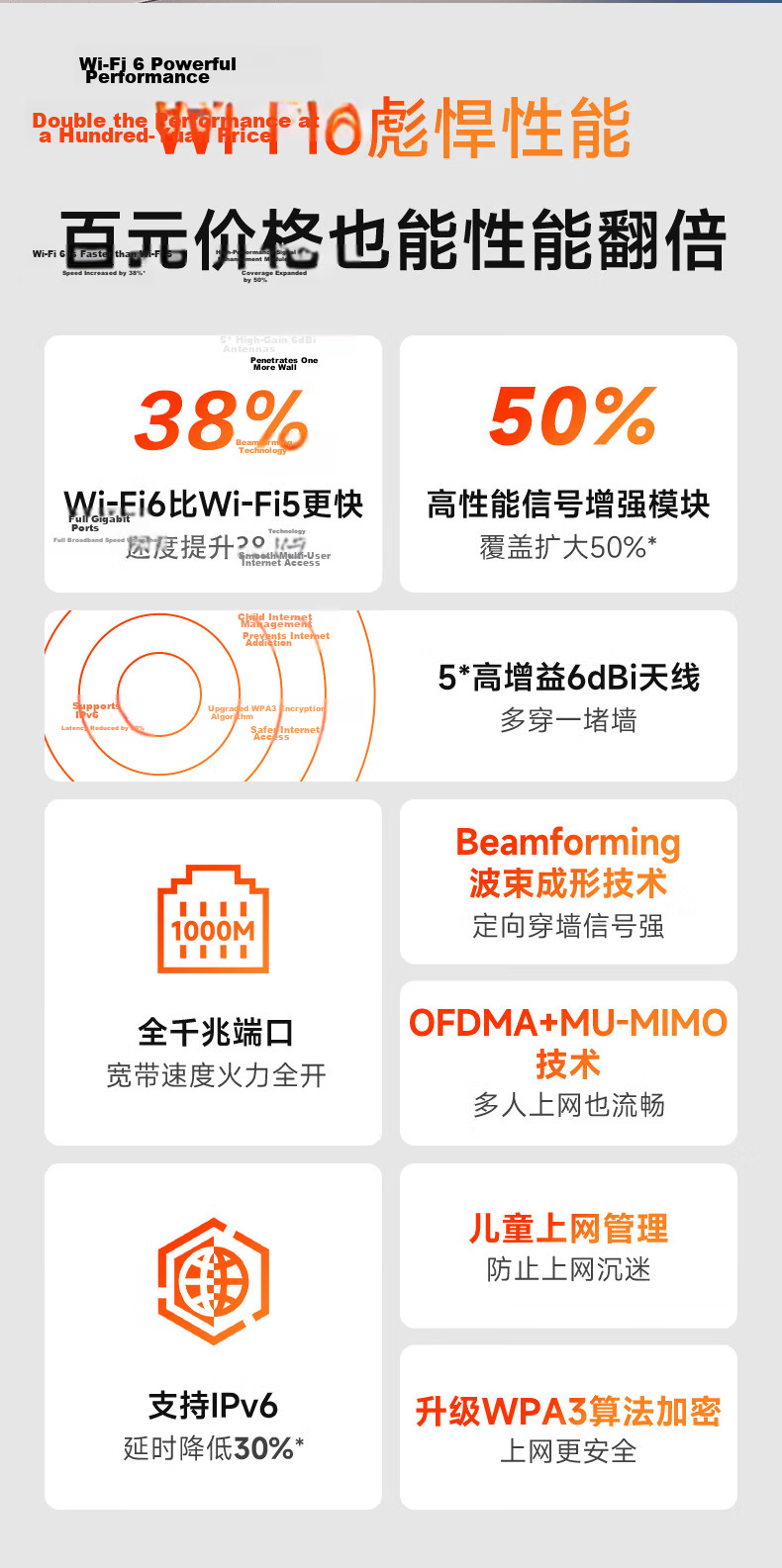 Tenda Router WiFi 7 [Yunxiao BE5100], Gigabit Wall-Penetrating King, Signal Amplifier, Enhanced Wireless, Ultra-Strong 2.5G Network Port, Home Gaming, Floor-Standing BE6L Pro 3