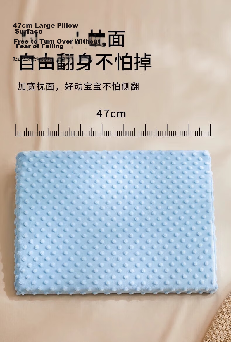 AIBEDILA Anti-Spit Ramp Pad, Baby Feeding Incline Pillow, Newborn Anti-Choking Milk Spill Prevention Lying Feeding Aid 10