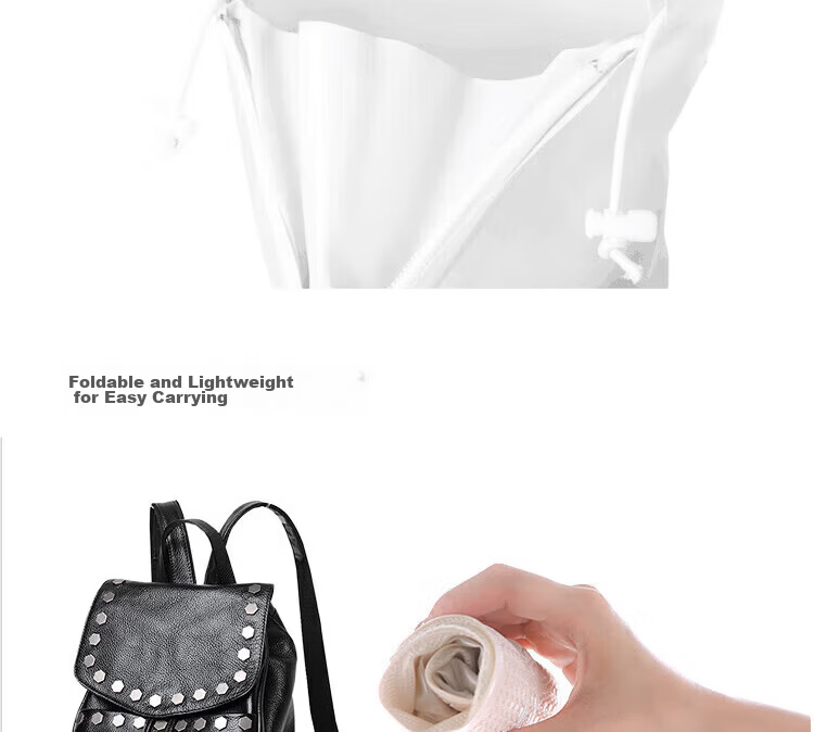 Chegui Mu Non-Disposable PVC Rain Shoe Covers Waterproof Anti-Slip Transparent Thickened Durable Shoe Covers Size L for EU 36-39 17