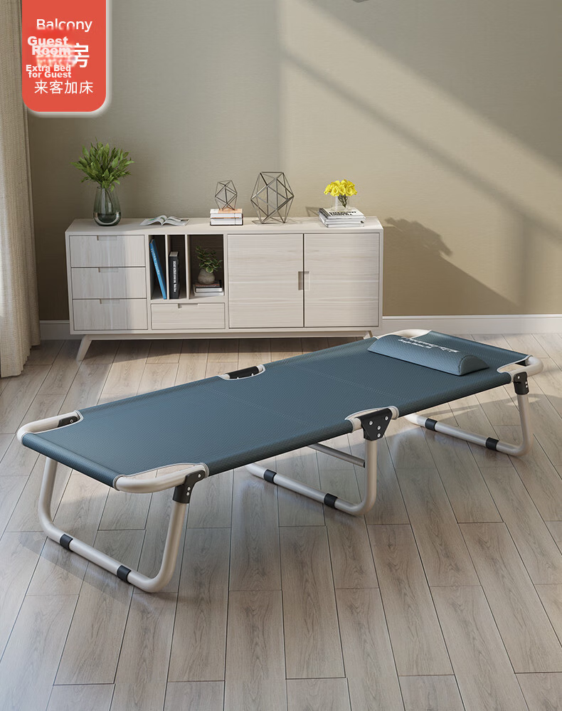 Restar Folding Bed, Single-Person Office Nap Bed, Portable Multifunctional Hospital Accompanying Bed, Nap Aid, Tri-Fold Bed 10