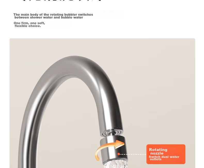 ARROW Kitchen Hot And Cold Faucet with 360° Rotating Double Control Tap for Sink [Renovation Subsidy 15%] 11