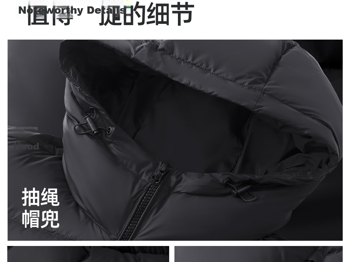 Camel Volcano Down Jacket Unisex Urban Lightweight Outdoor Thickened Cold-Resistant Puffer Winter Coat 28