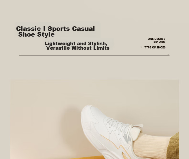 361° Women's Sports Shoes, Autumn Leather Upper, Commuter Water-Resistant, Thick-Soled Casual Running Shoes for Women, 682336712-5 7