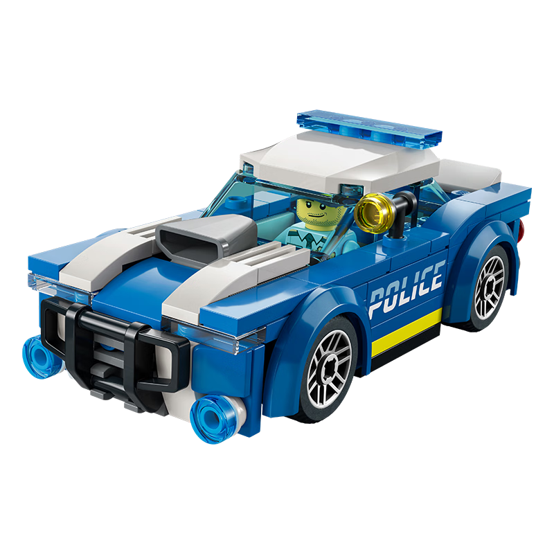LEGO City Building Blocks Set 60312 Police Car Kids Boys Girls Toy Birthday Gift