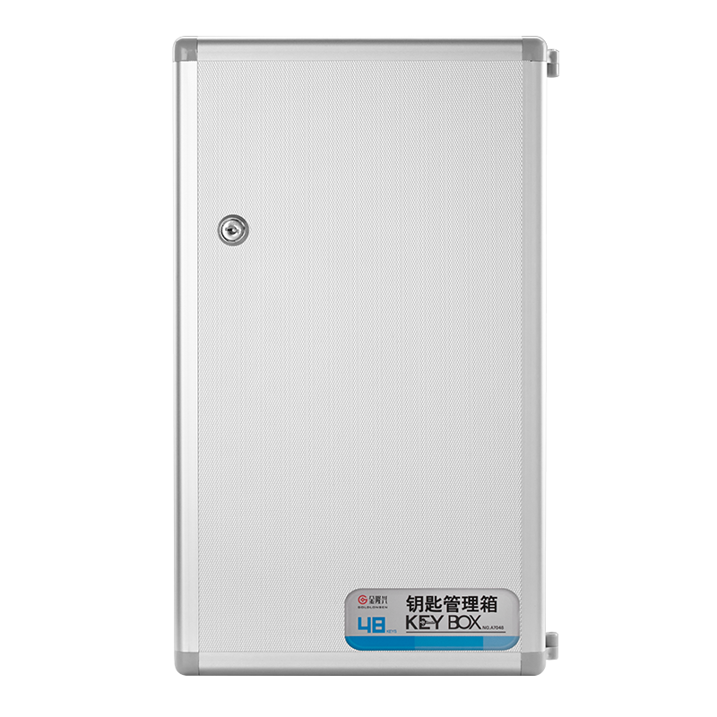 Jinlongxing Super Hot Sale 48-Key Wall-Mounted Key Storage Box with Lock Aluminum Alloy Key Cabinet with Key Tags A7048