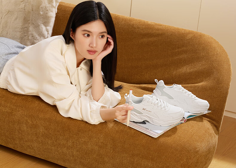 361° Yunjuan Women's Sports Casual Shoes Autumn New Lightweight Dad Shoes Commuting Non-slip 682636704-3 18