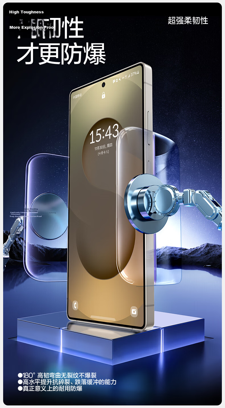 Shanmo Tempered Glass Screen Protector for Samsung Galaxy S24 Ultra, High-Definition Full Glass Anti-Shatter Anti-Fingerprint, Two-Pack with Application Tool Included 7