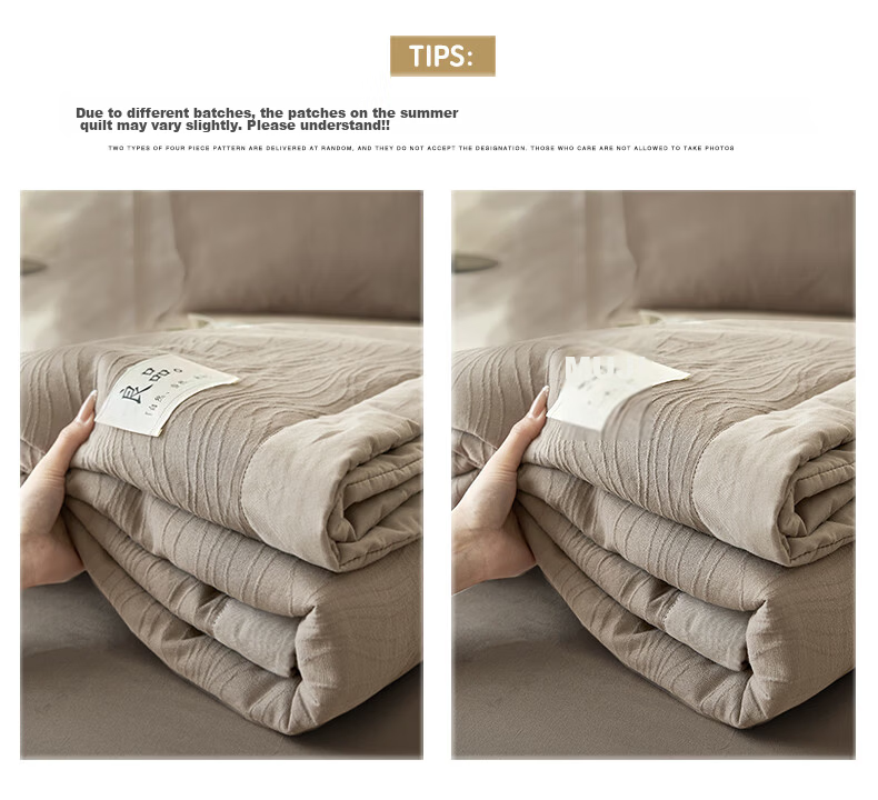 Wuyinliangpin Class A Pure Cotton 10% Soybean Fiber Summer Cool Quilt, Air Conditioning Comforter, 220*240cm 15