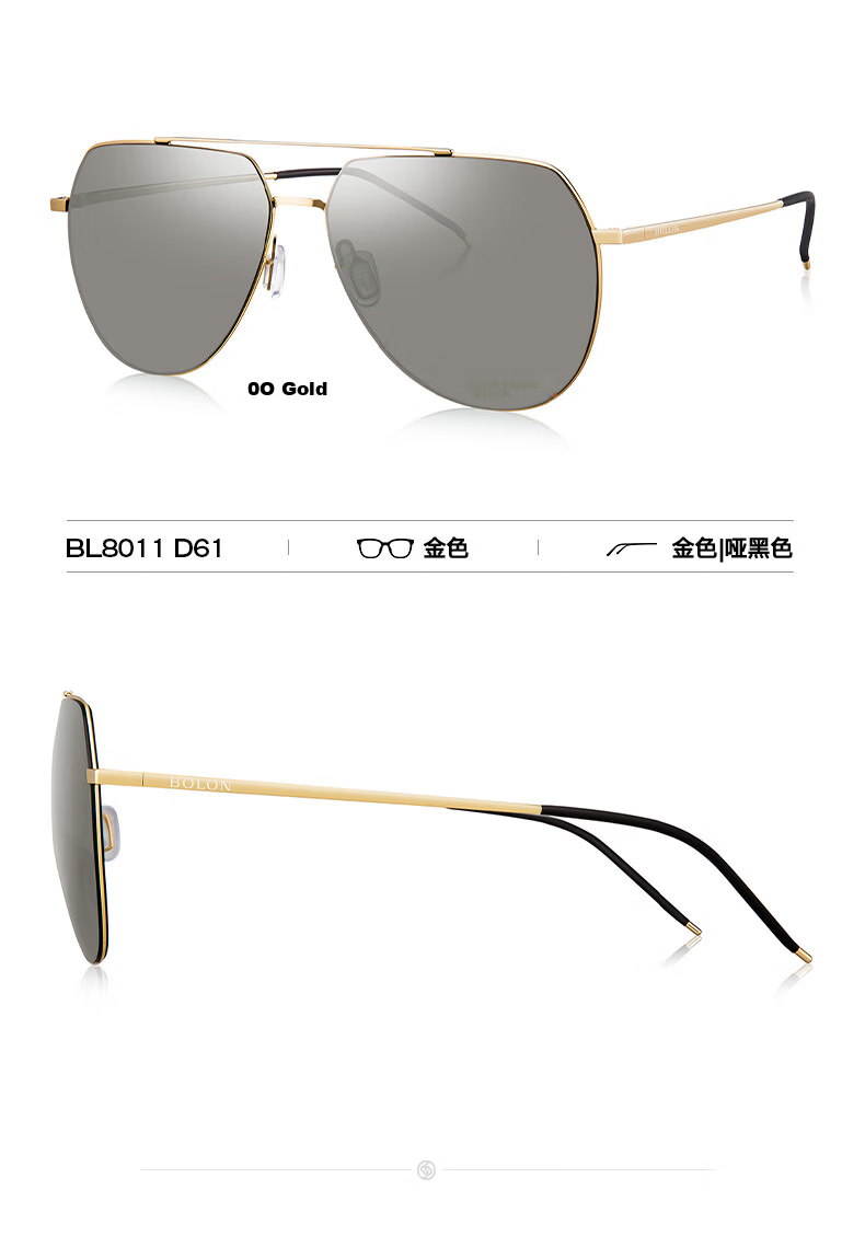 BOLON Sunglasses, Polarized Driving Fishing Sun Protection Glasses for Men, Toad-Shaped Sunglasses, Gift for Boyfriend, Trendy BL8122C12 13