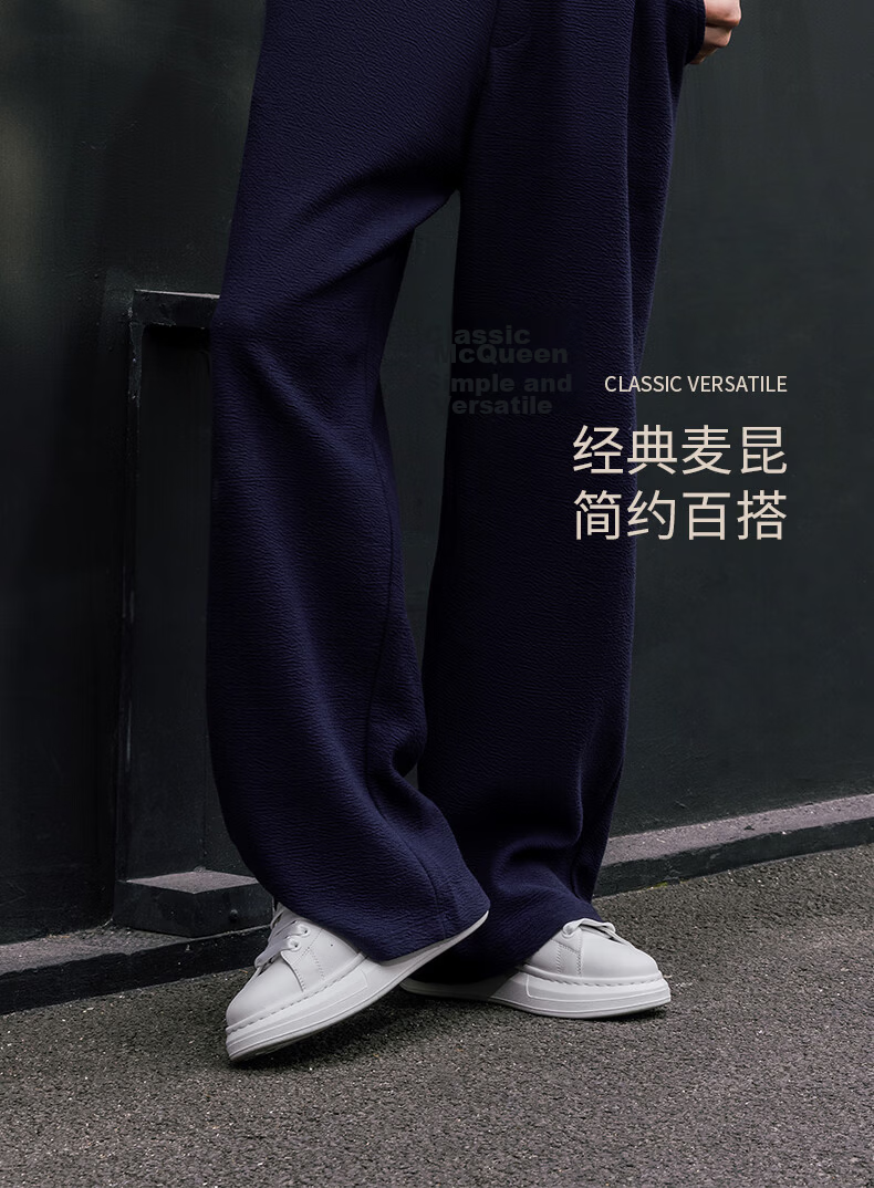 Aokang Qixi Festival Gift Men's Casual Sneakers Spring Autumn Office Commuting Trendy Fashion White/Black Size 41 19