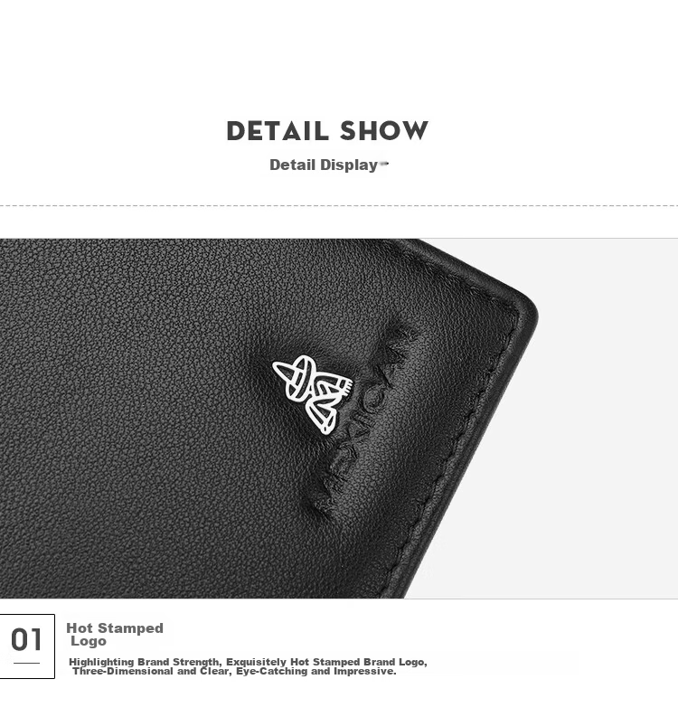 MEXICAN Men's Lambskin Wallet Short Horizontal Multi-Card High-End Gift Box Birthday Present for Men and Dad 14