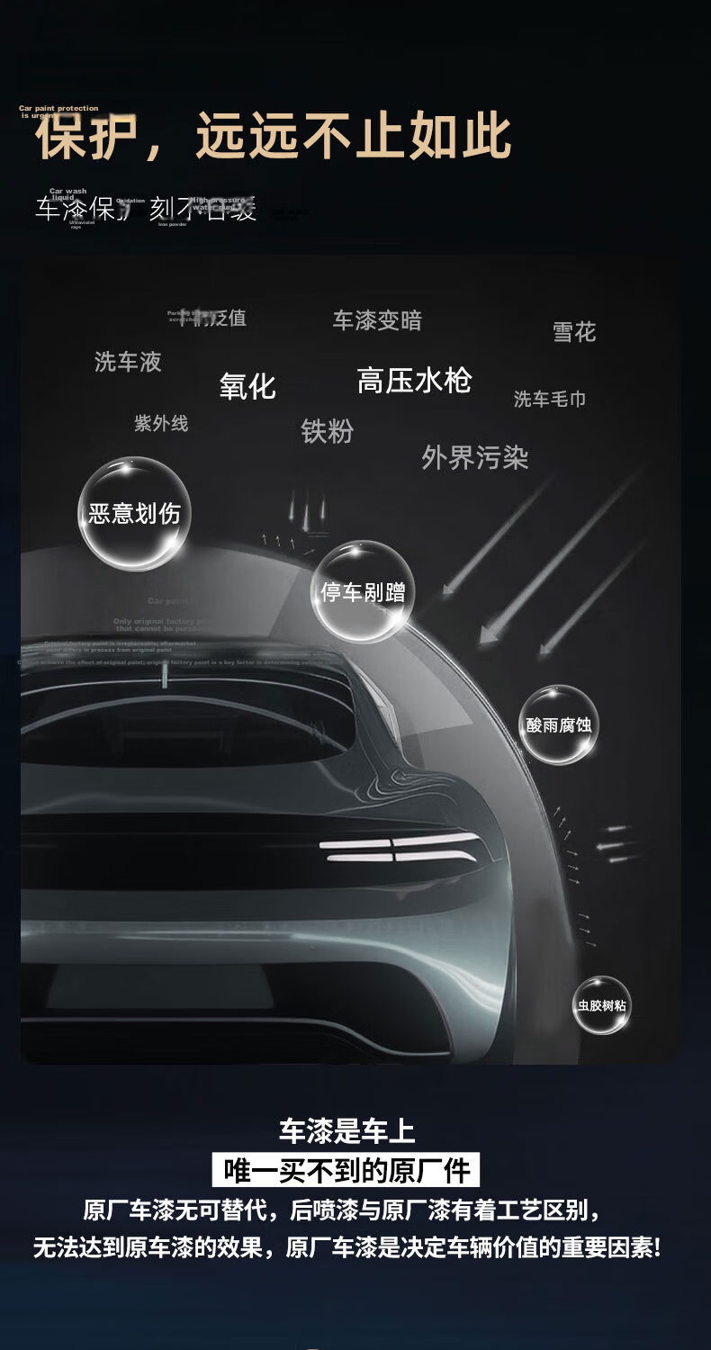 V-KOOL Lightning Wei Fengxing 7mil Invisible Car Paint Protection Film Full Car TPU Scratch Repair V3 Brightening V10 Durable 4