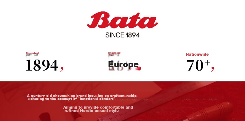 Bata Women's Shoes, Spring Autumn Winter British Style Cowhide Leather Comfortable Slip-On Mules AYR22AH5 2