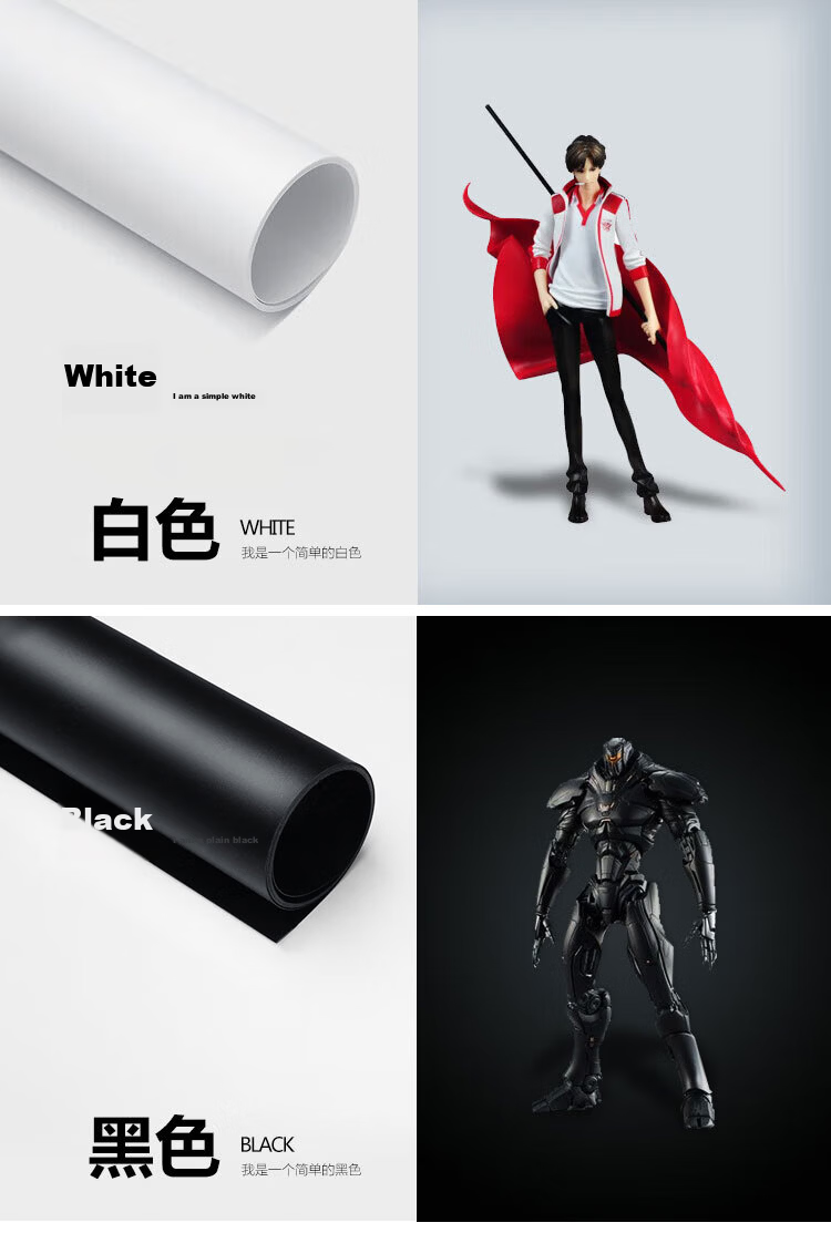 Earlymen Frosted PVC Photography Backdrop Gray 70x140cm Waterproof Wrinkle-Resistant Photo Background Paper Reflector Studio Shooting Prop 5