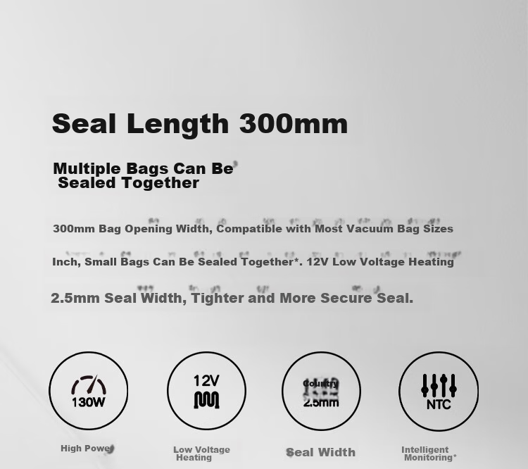 Mijia Xiaomi Vacuum Sealer Dual-Use Automatic Food Preservation Machine Household Small Fully Automatic Press-Free Sealing Machine 18