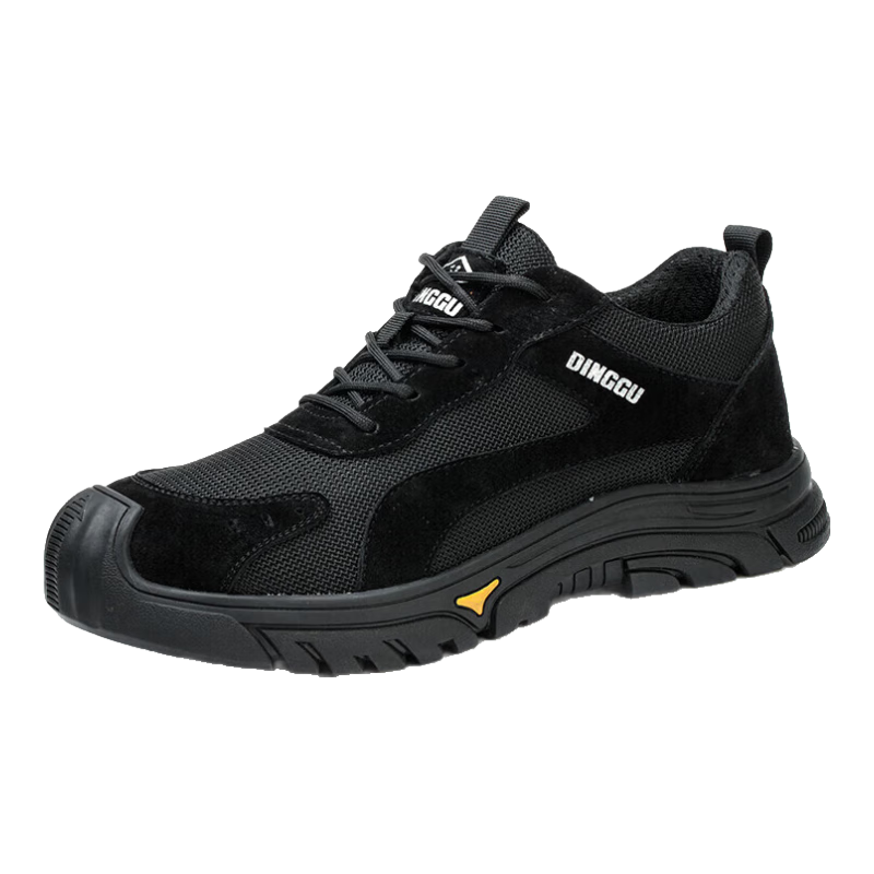 Dinggu Safety Shoes for Men, Anti-Smashing And Anti-Puncture Steel Toe Work Boots for All Seasons N1113hei43