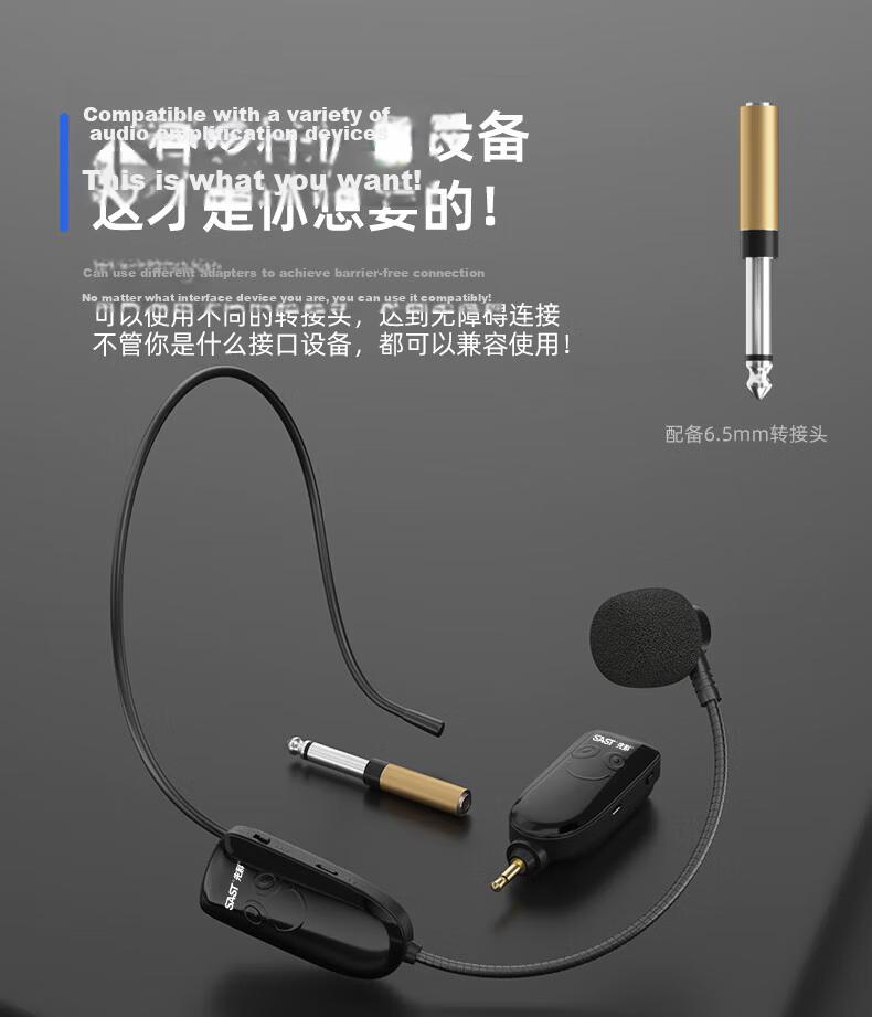 SAST [2-Meter Cable Length] Microphone, Computer Gooseneck Mic, Wired Desktop And Laptop, for Online Classes, Video Conferences, Gaming, Voice Recording, Live Streaming, Round Hole 039 6
