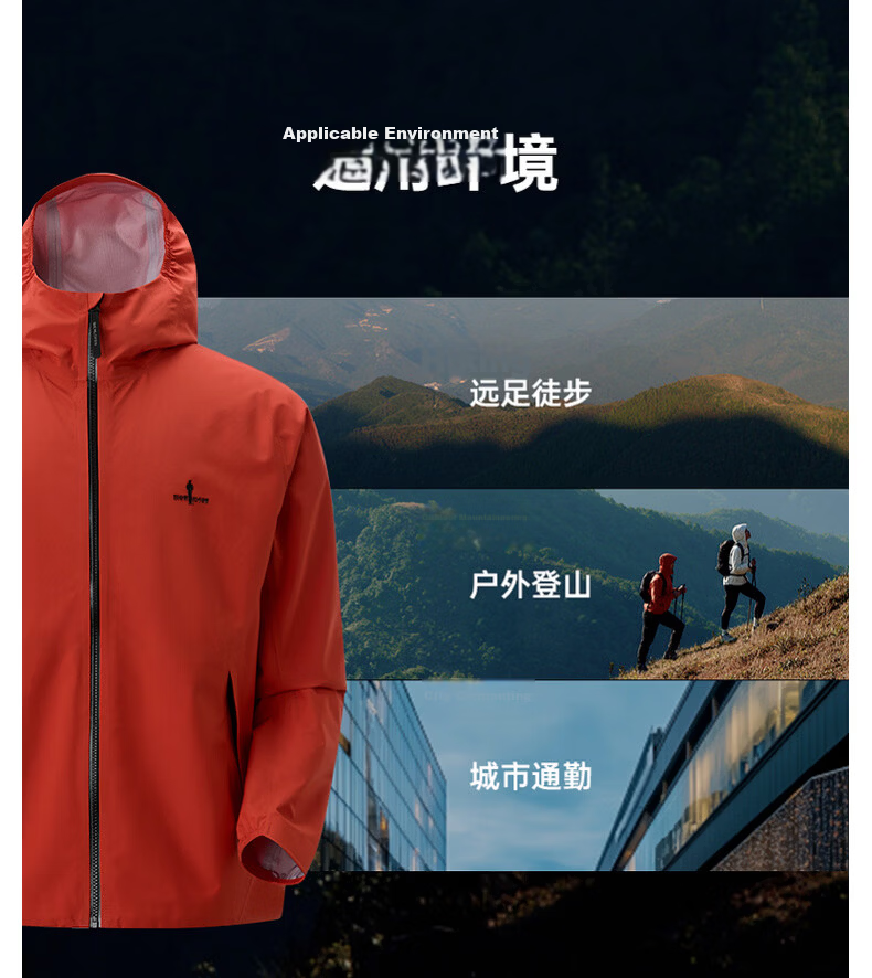 Biyinlefen [Lightweight Three-Proof] Green Golf Shell Jacket 2026 Spring New Men's Outdoor Waterproof Breathable Oil-Resistant Stain-Repellent Coat 15