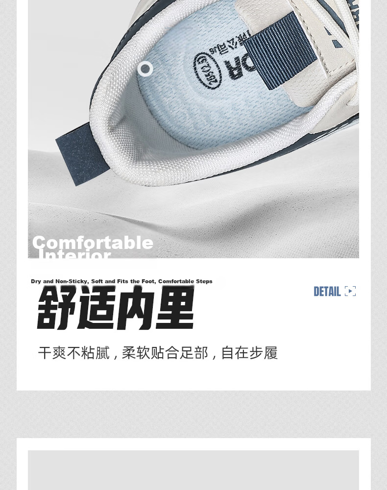 Warrior Official Men's Sports Shoes 2026 Autumn Fashion Trend Casual Sneakers Men Light Blue Size 40 10