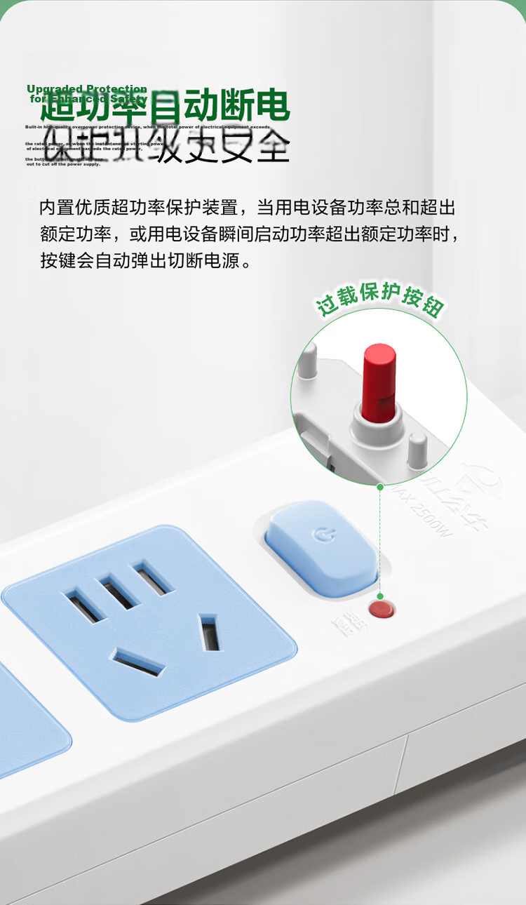 BULL Wireless Power Strip, 3-Outlet Master Control Power Strip/Extension Cord/Power Board GN-413K (Power Cord And Plug Sold Separately) 4