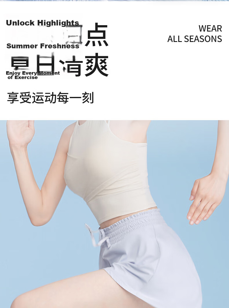 Free Style Women's Two-in-One Loose Sports Shorts Anti-Exposure Running Fitness Training Pilates Yoga Skort 6