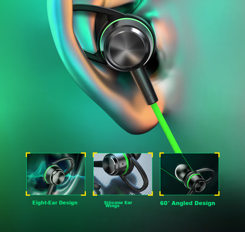 Zhiguozhe Gaming Headset Wired Esports USB In-Ear Earphones with Microphone 2-in-1 HiFi Delta Laptop Desktop 2026 Latest Model 17