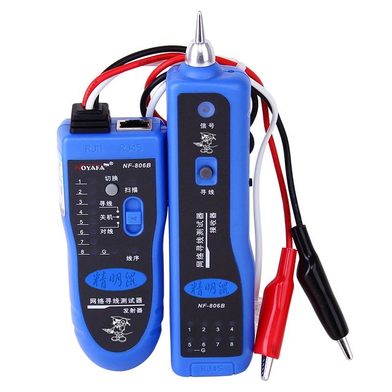 Jingmingshu NF-806B Cable Tracker, Network Tester, Wire Finder, Line Locator, Ethernet Tester, Cable Tester, Wire Tracer