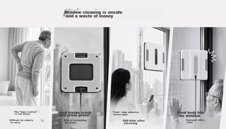 HOBOT 388 Fully Automatic Window Cleaning Robot Glass-Safe Spray Window Cleaner Wall and Tile Cleaning Home Use 2