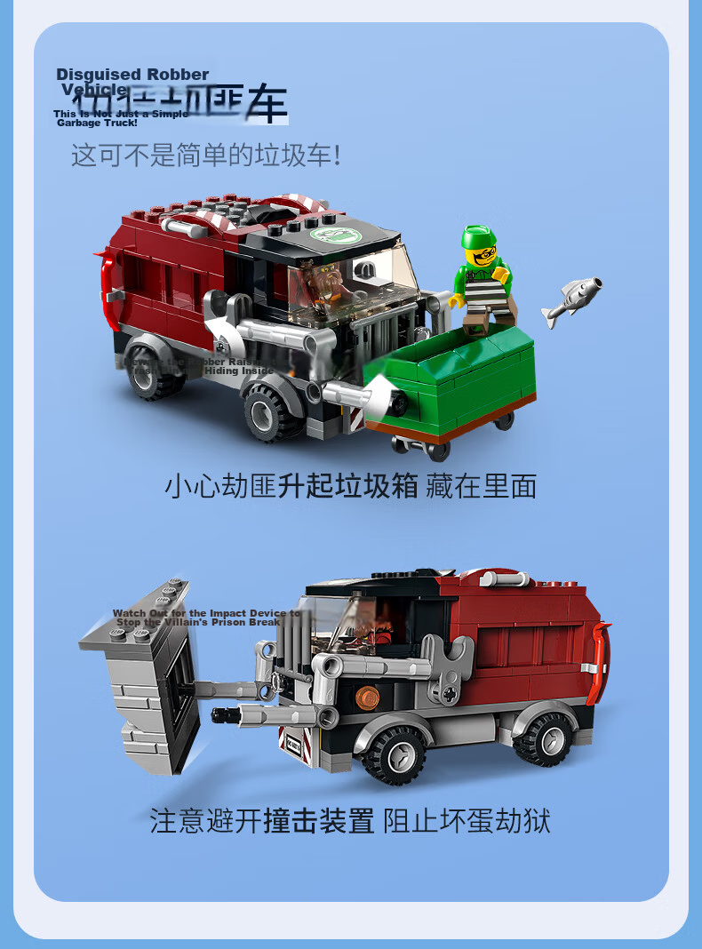 LEGO City Building Blocks 60316 Modern Police Station Kids Boys Girls Toy Birthday Gift 5
