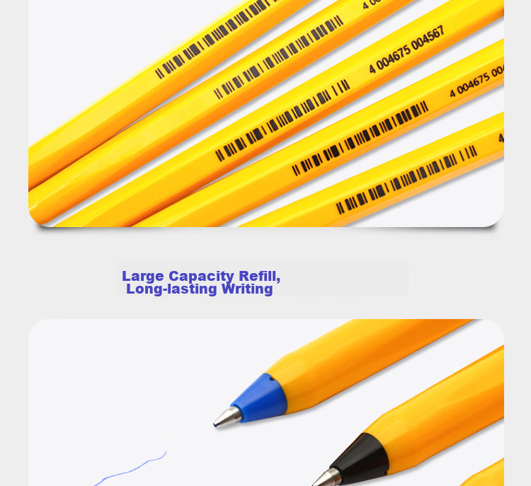 Schneider Ballpoint Pen, Large Capacity 0.5mm Bullet Tip, Smooth Ink Flow, for Students And Daily Office Use, 505F-Red, Pack of 5 6