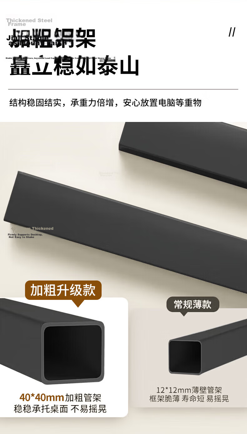 Quanpinwu Computer Desk Study Office Writing Table Long Training Home Bedroom 2026 New Rental E-sports Desk 15
