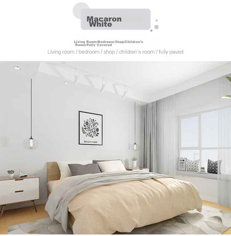 Cuttlefish Self-Adhesive Wallpaper 0.45x10m Waterproof Concealing Renovation Wall Decor Light Gray Wallpaper 11