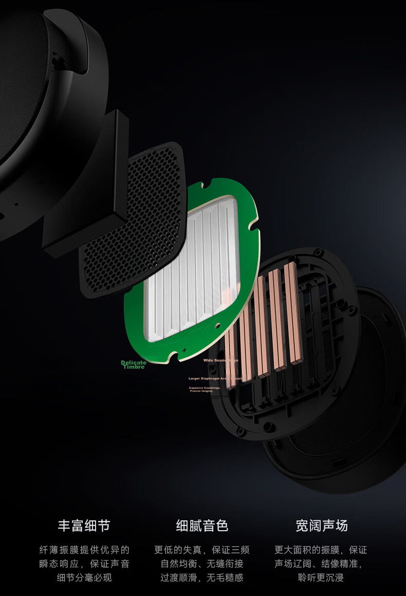 EDIFIER STAX SPIRIT S5 Over-Ear Planar Bluetooth Headphones HIFI Headphones Compatible with Apple Huawei Xiaomi Black 7