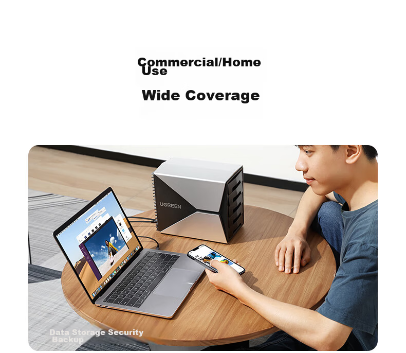 UGREEN Hard Drive Enclosure, Multi-Bay Hard Drive Cage (No RAID Array, with Temperature-Controlled Fan), Suitable for 2.5/3.5 SATA Serial Mechanical And Solid State Drives 17