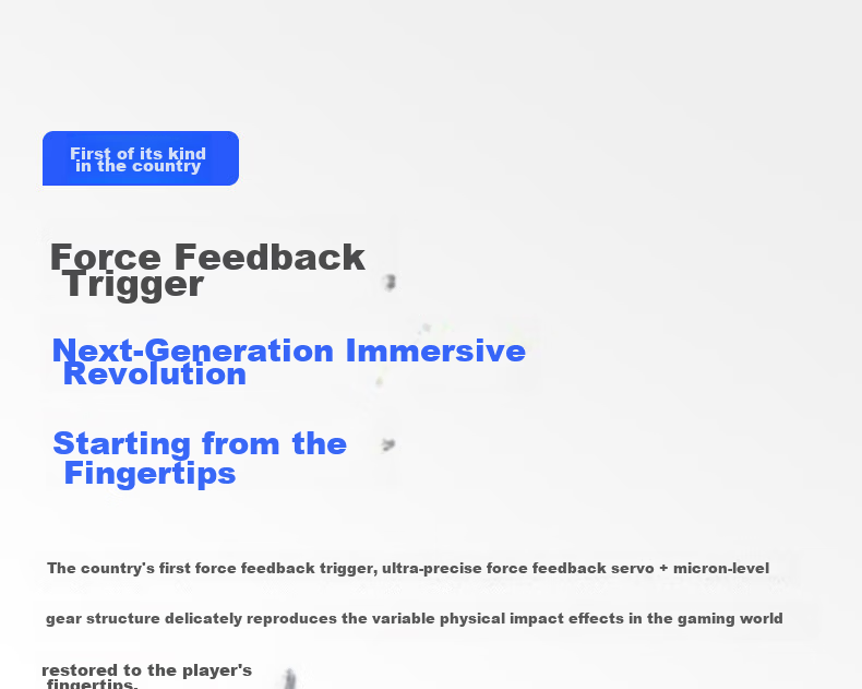 Flydigi Octopus 5 Force Feedback Elite Wireless Game Controller with Adjustable Force Alloy Joystick [Limited Time Joystick Cap Set] Shadow Blade Zero 18