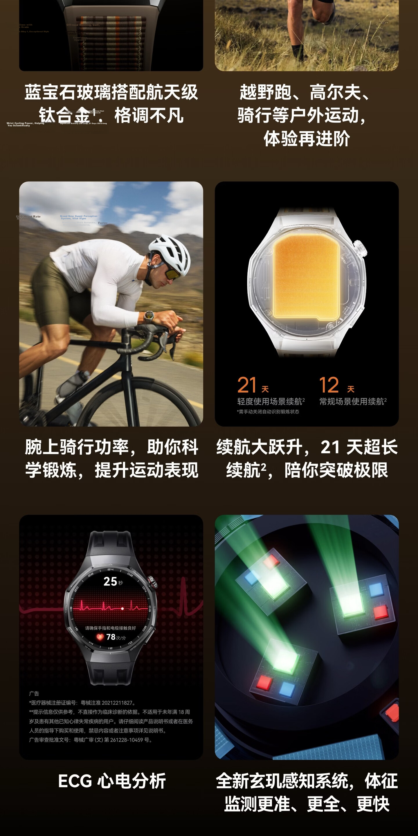 HUAWEI WATCH GT 6 Pro Obsidian Black 46mm Smartwatch with 21-Day Battery Life, Sapphire Glass & Titanium Alloy, Upgraded from GT5 Pro, Enhanced Cycling Experience 4