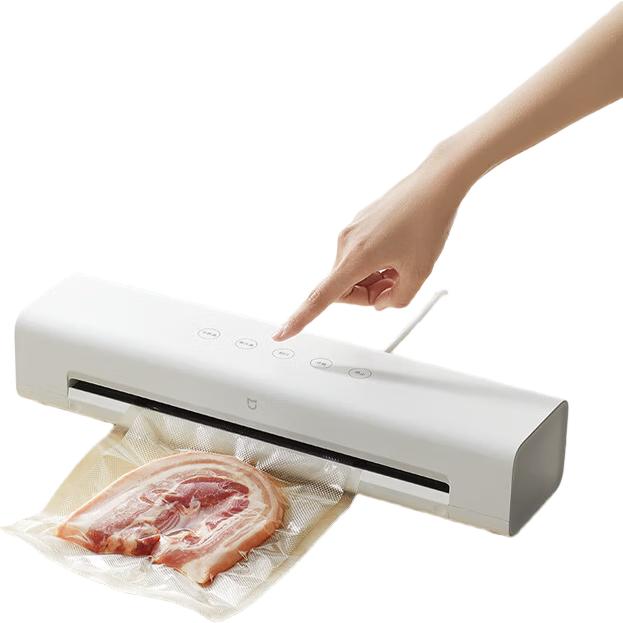 Mijia Xiaomi Vacuum Sealer Dual-Use Automatic Food Preservation Machine Household Small Fully Automatic Press-Free Sealing Machine