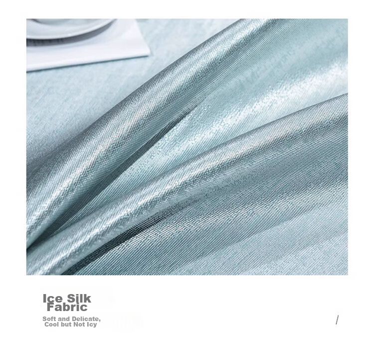 MUJI Class A Summer Cooling Ice Silk Pillowcase Set of 2 Home Summer Cooling Pillow Covers 10