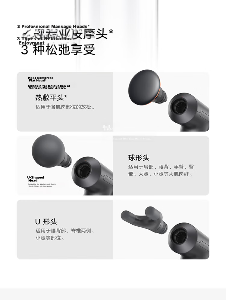 MIJIA Professional Xiaomi Fascia Gun Pro Deep Tissue Massage Gun Muscle Relaxation High-Frequency Fitness Massager 9