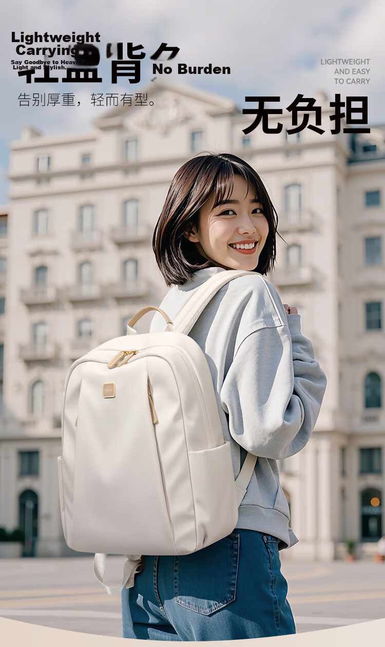 POLO Backpack for Women, Large Capacity Travel Bag, Business Trip Schoolbag, Casual Versatile Backpack, Birthday Gift for Girlfriend 1