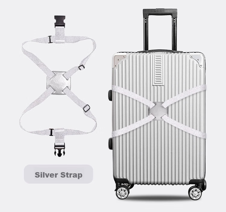 Xinqin Packing Strap, Cross Strap with Combination Lock, Luggage Tie-Downs, Suitcase Straps for Travel, Cargo Bundling Straps 11