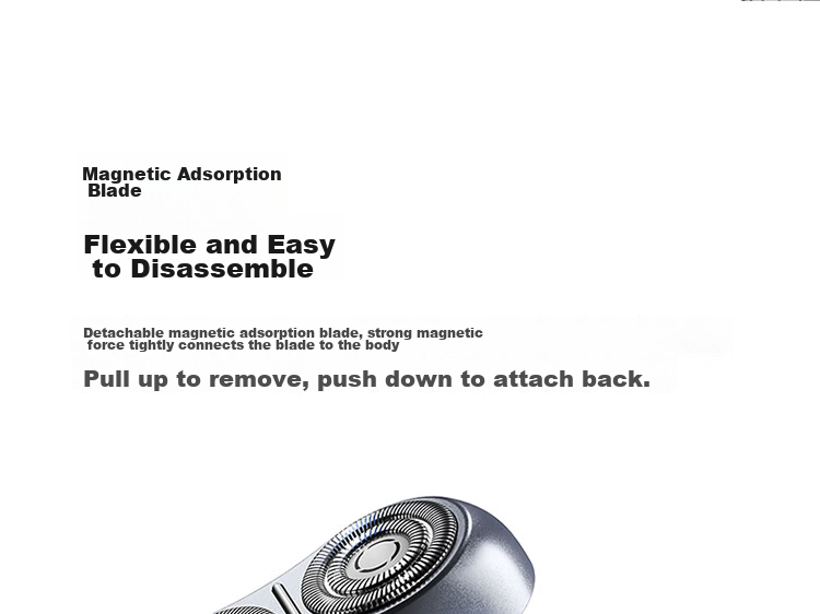 Mijia Electric Shaver S200 Xiaomi Portable Mini Smart Sensor Magnetic Shaving Head Glacier Silver Gift for Boyfriend Teacher's Day 13