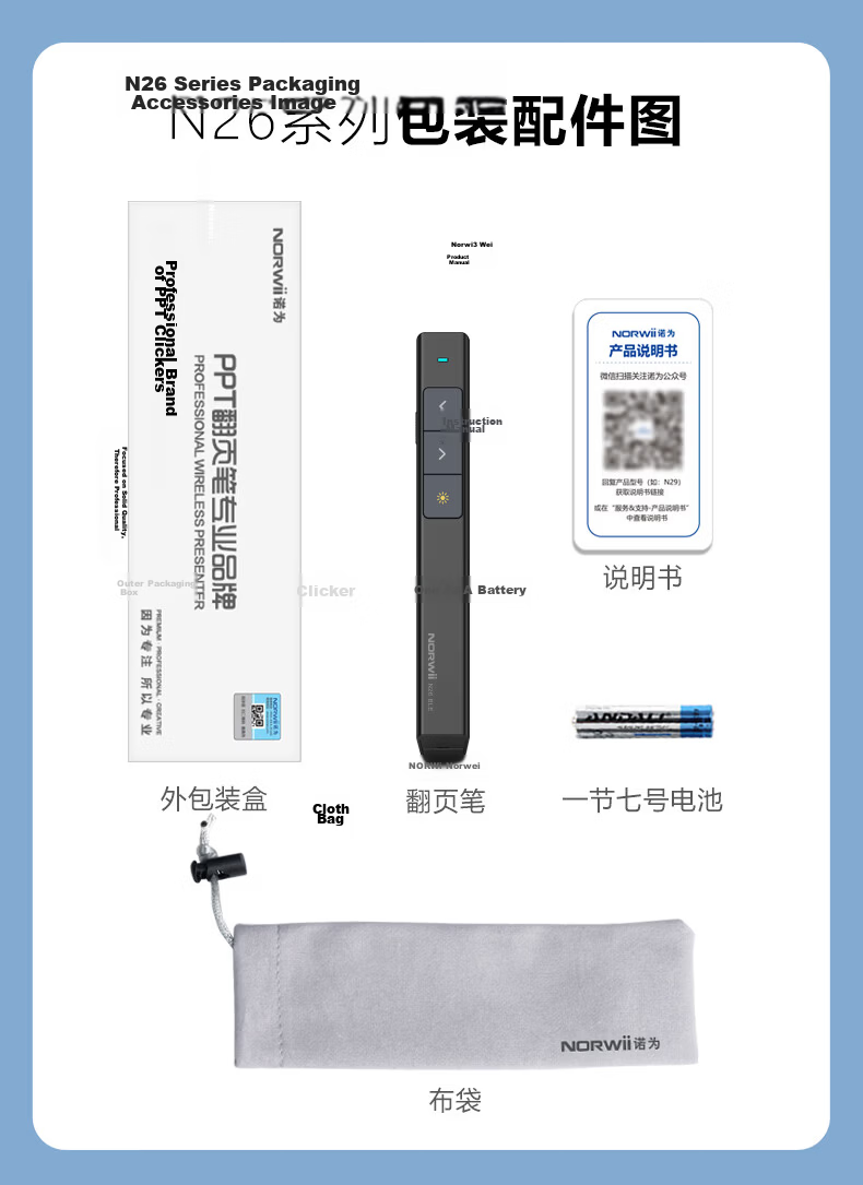 Nuowei N21 BLE Laser Presentation Pointer Teacher Telescopic Teaching Rod Seewo Whiteboard PPT Touch Pen Wireless Remote Presenter Green Light Cherry Blossom Pink 15