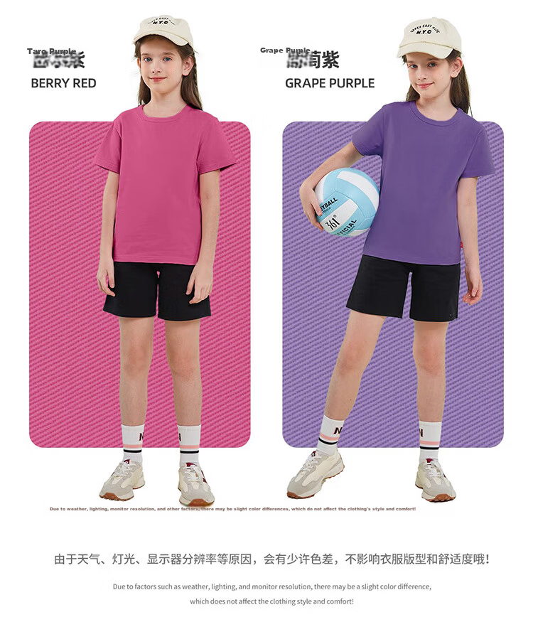 BOBDOG Girls Summer Outfit New Thin Short Sleeve T-Shirt and Pants Set White+Light Blue 170 10