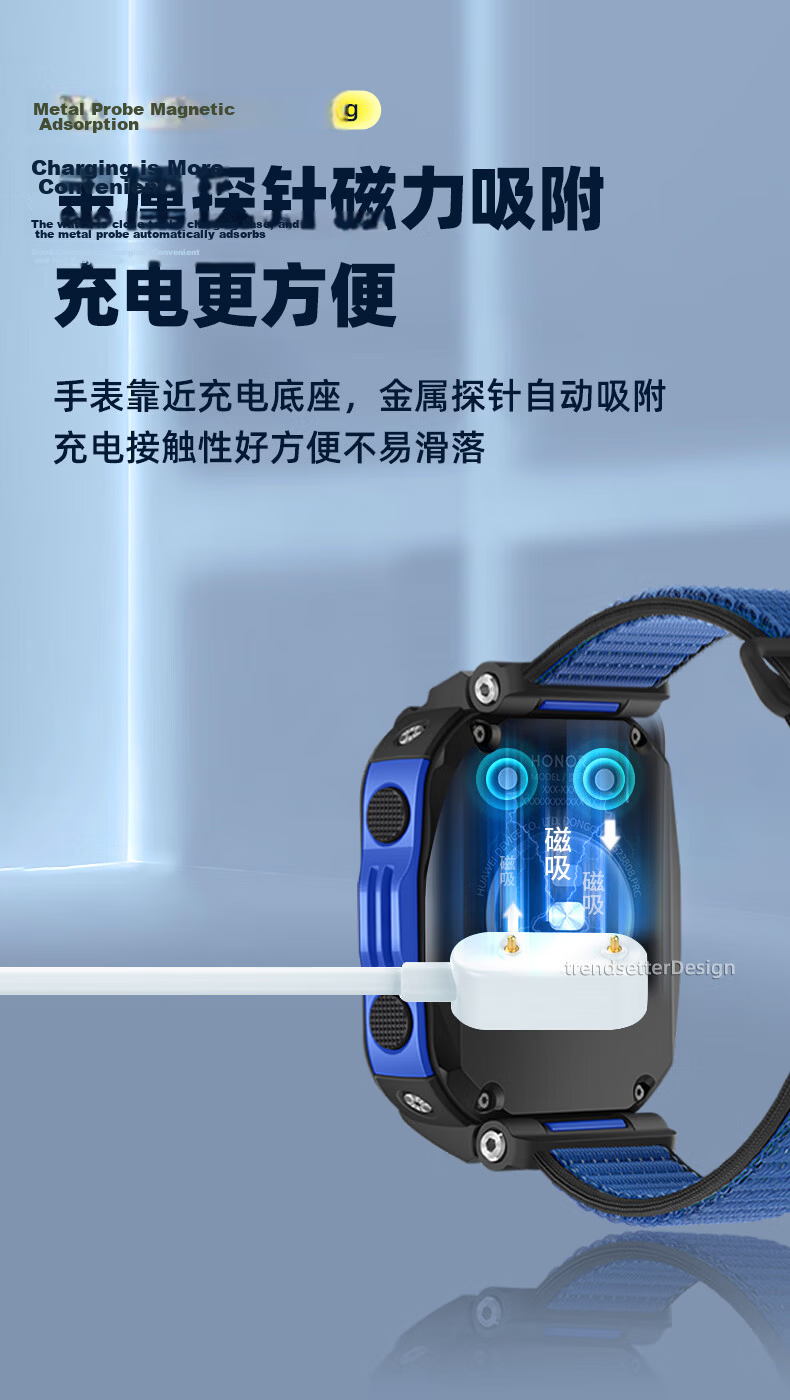 Trendsetter Magnetic Charging Cable for Sennheiser AS800/S803/AS811/S810/Openrun Pro Bone Conduction Bluetooth Sports Headphones, Type-C Charger Cable 5