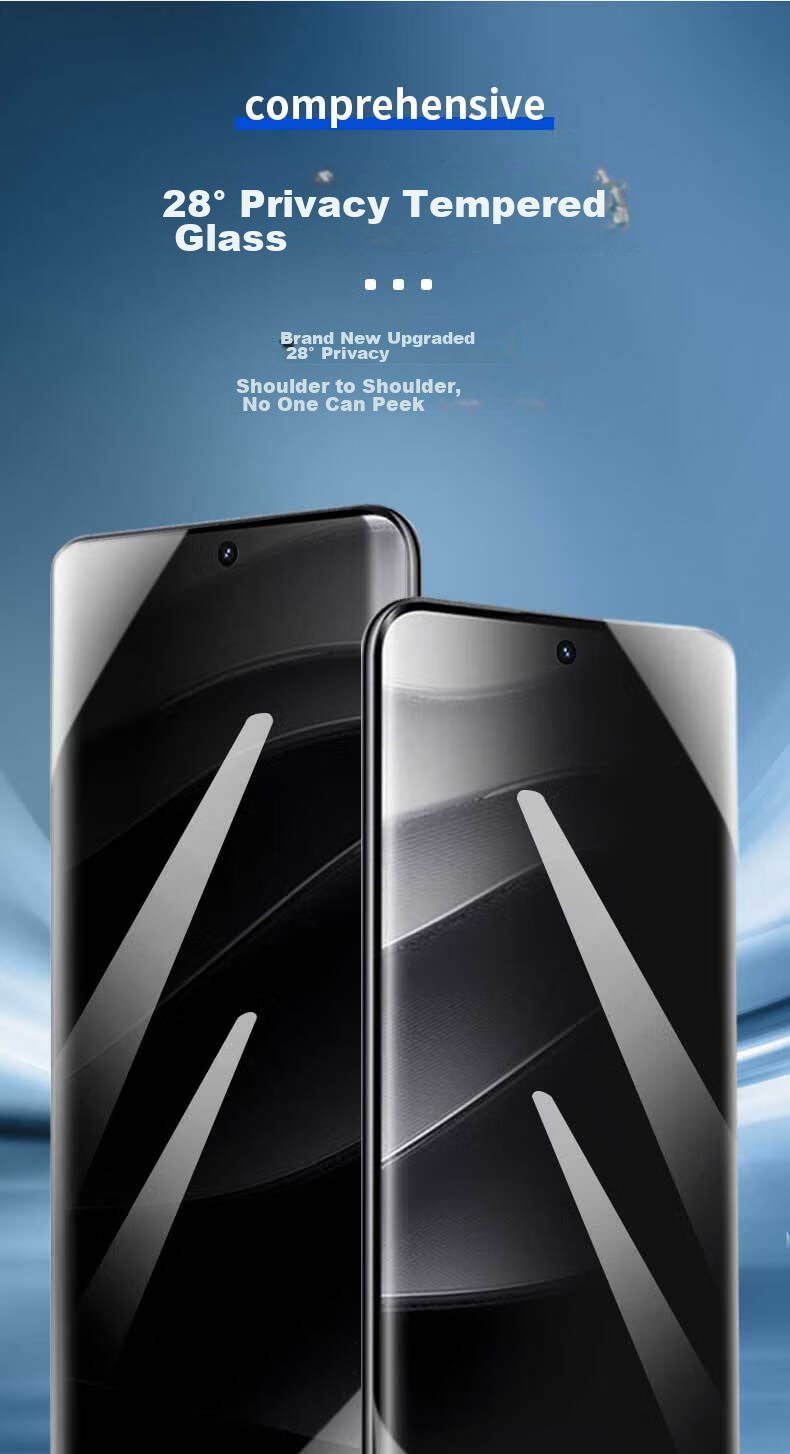 Smorss [2-Pack] Tempered Glass Screen Protector for Xiaomi 12 Pro/12s Pro, Full Coverage Curved Screen Film, HD Anti-Drop Anti-Scratch Anti-Fingerprint Protective Film for Xiaomi 12 Pro Smartphone 4