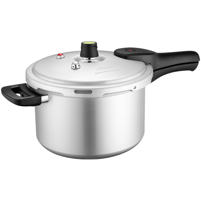 ASD Aluminum Alloy Pressure Cooker 4.0L Explosion-Proof Six Safety Valves Gas and Induction Cooker Compatible YL20S3WG