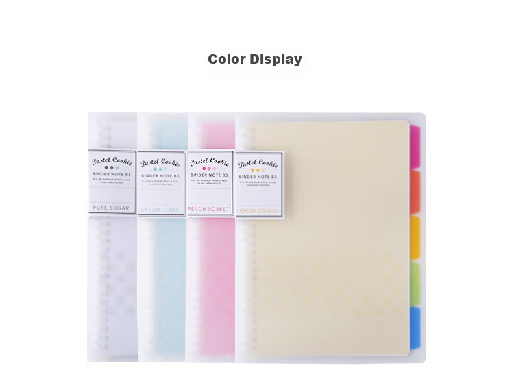 KOKUYO [Lowest Price Online], Campus Four-Ring Loose-Leaf Notebook, Large Capacity with Replaceable Pages, B5/40 Pages Ruled, Peach Color, 1 Piece, WCN-CBN142LP 9
