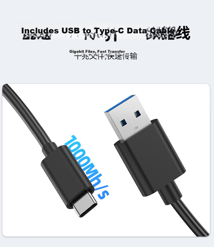 Superior M.2 NVMe SSD Enclosure Type-C 3.2 External Hard Drive Case for Laptop Tablet Mobile Phone SSD Reader 6