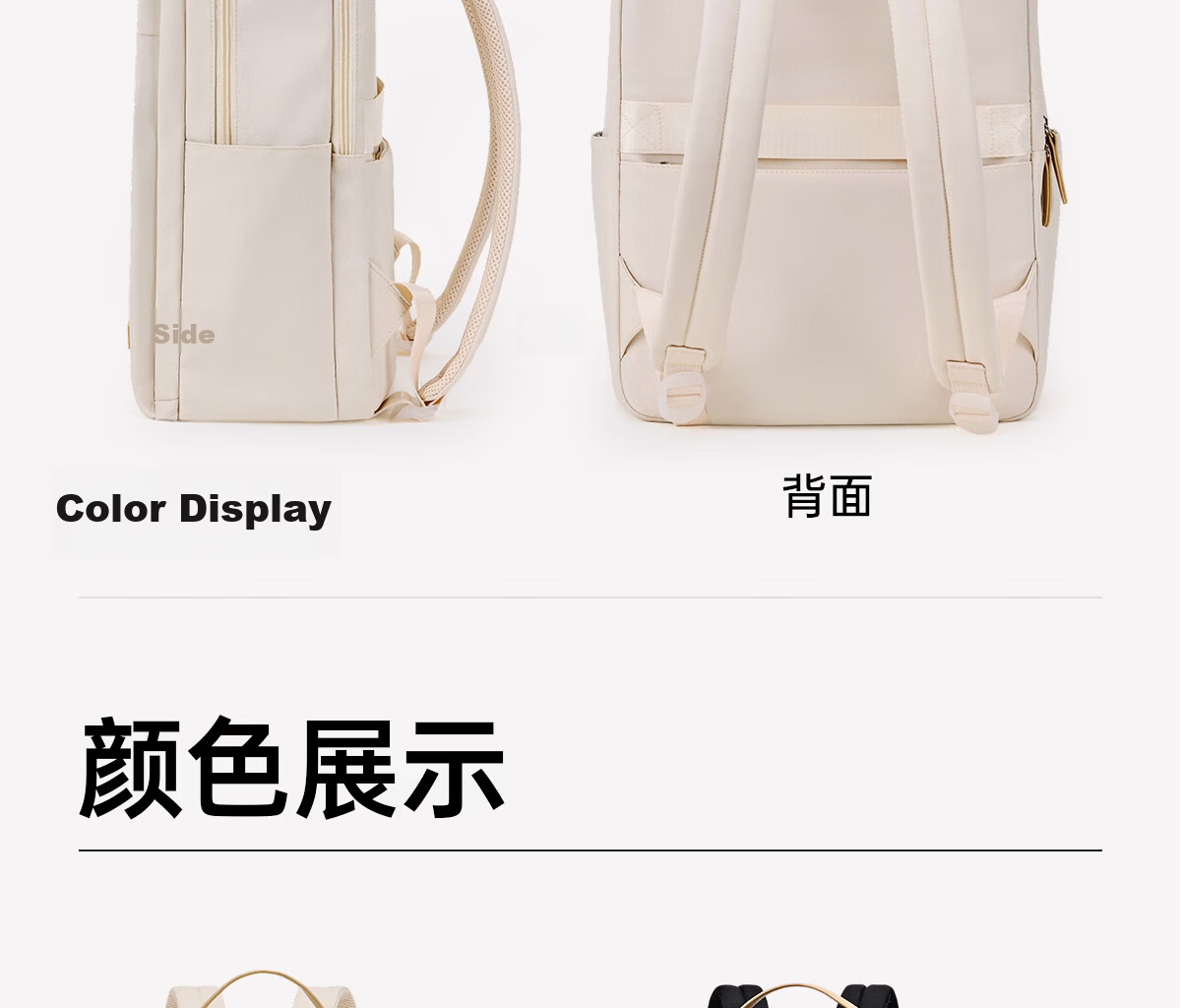 JINSHIWQ Laptop Backpack Women High-End Airbag Shockproof Notebook Bag Business Commuter Large Capacity Computer School Bag 43